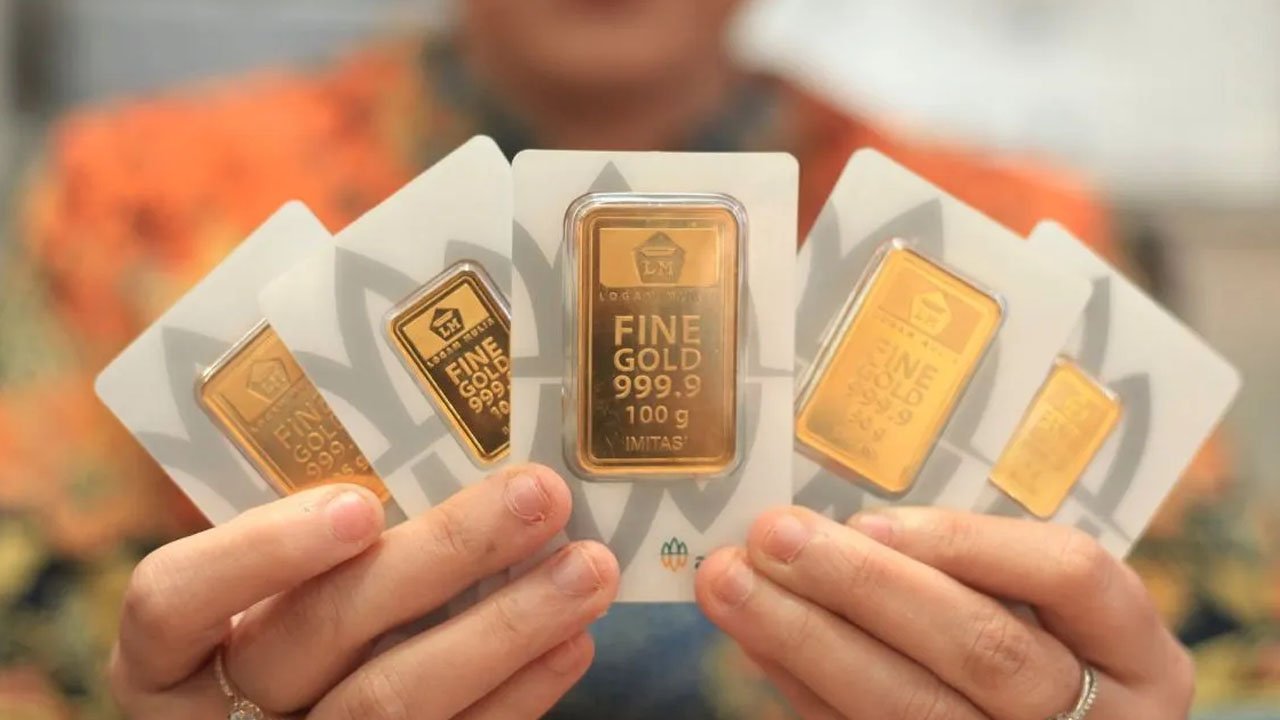 Selasa Ini Harga Emas Antam Meroket Rp59.000 Jadi Rp2,561 Juta per Gram